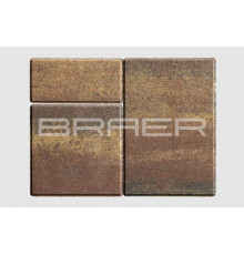 Тротуарная плитка BRAER Старый город Ландхаус Color Mix Мальва 60 мм.