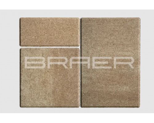 Тротуарная плитка BRAER Старый город Ландхаус Color Mix Миндаль 80 мм.