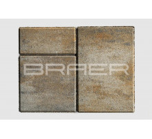 Тротуарная плитка BRAER Старый город Ландхаус Color Mix Песчаник 60 мм.