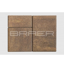 Тротуарная плитка BRAER Старый город Ландхаус Color Mix Прайд 60 мм.