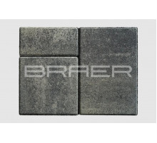 Тротуарная плитка BRAER Старый город Ландхаус Color Mix Вечер 60 мм.