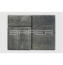 Тротуарная плитка BRAER Старый город Ландхаус Color Mix Вечер 80 мм.