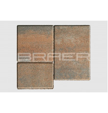 Тротуарная плитка BRAER Старый город Венусбергер Color Mix Койот 40 мм.
