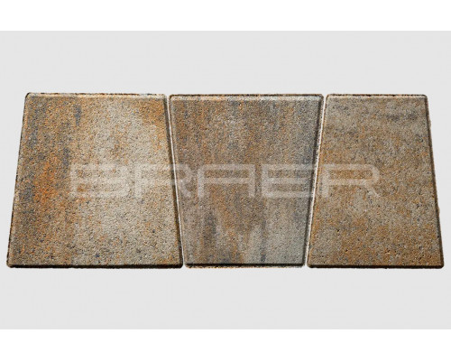 Тротуарная плитка BRAER Старый город Веймар Color Mix Песчаник 60 мм.