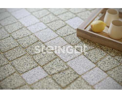 Тротуарная плитка Steingot Granit Premium Классика Арко Loto Bianca 60 мм.
