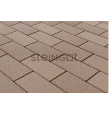 Тротуарная плитка Steingot Прямоугольник 200 x 100 x 60 мм. Бежевый