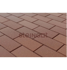 Тротуарная плитка Steingot Прямоугольник 200 x 100 x 60 мм. Коричневый