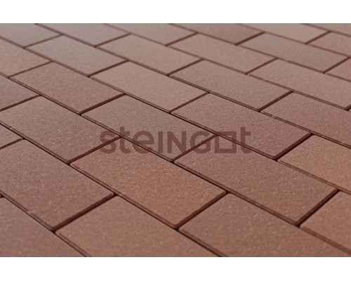 Тротуарная плитка Steingot Прямоугольник 200 x 100 x 60 мм. Коричневый