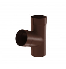 Тройник трубы Aquasystem Премиум 150/100 Pural Matt RAL 8017 Коричневый матовый