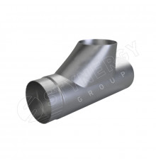 Тройник трубы Stynergy D125/100 мм. Zn Цинк
