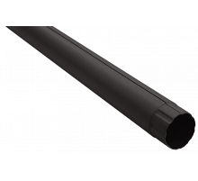 Труба круглая Grand Line 125/90 мм. 3000 мм. Matte PU RR 32 Темно-коричневый