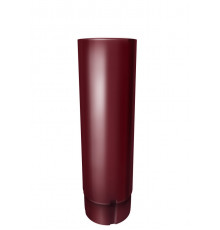 Труба круглая Grand Line 125/90 мм. 3000 мм. RAL 3005 Красное вино