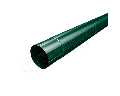 Труба круглая Stynergy 125/90 мм. 3000 мм. RAL 6005 Зеленый мох