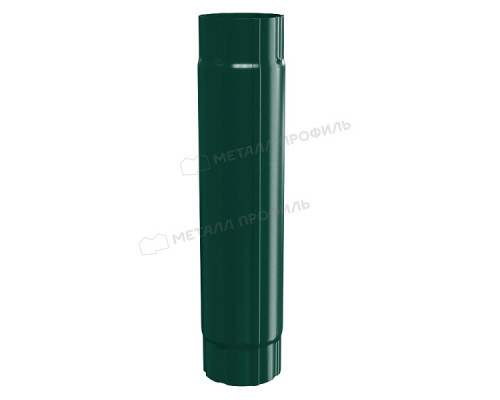 Труба соединительная Металл Профиль Foramina PUR D100 х 1000 мм. RAL 6005 Зеленый