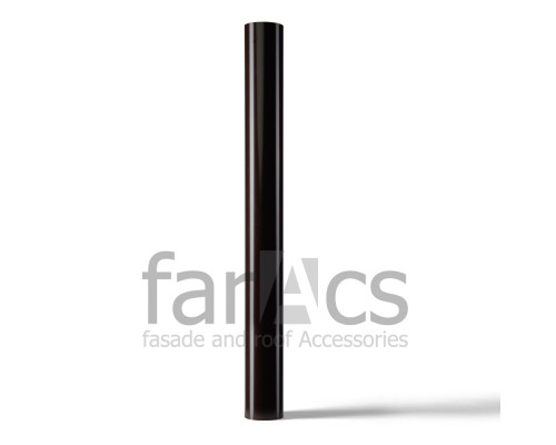 Труба водосточная L=1м FarAcs PREMIUM ПВХ 152/100 Темно-коричневый