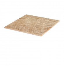 Угловая клинкерная ступень простая Paradyz Ilario Beige 300 x 300 x 11 мм.