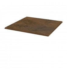 Угловая клинкерная ступень простая Paradyz Semir Beige 300 x 300 x 11 мм.