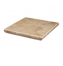 Угловая клинкерная ступень с капиносом Paradyz Ilario Beige 330 x 330 x 11 мм.