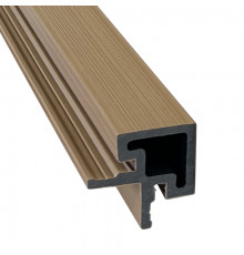 Угол для реечной панели EasyDecking Ко-Экструзия 50 х 50 х 4010 мм. Дуб