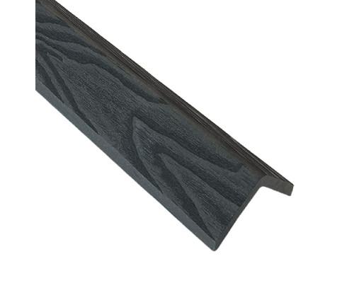 Угол EasyDecking Вуд-Икс 50 х 50 х 3010 мм. Черное дерево 3D
