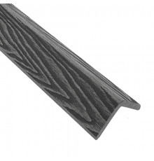 Угол EasyDecking Вуд-Икс 50 х 50 х 3010 мм. Серый 3D