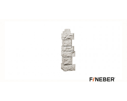 Угол наружный FineBer Standart Камень дикий Жемчужный 485 мм