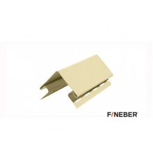Угол наружный к сайдингу 80 мм. FineBer Classic Color Шампань / Лимонник 3000 мм.
