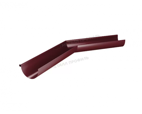 Угол желоба наружный 135° Металл Профиль Foramina PUR D150 RAL 3005 Красное вино