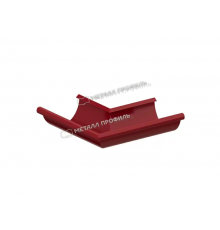 Угол желоба наружный Металл Профиль Foramina PUR D125 RAL 3005 Красное вино