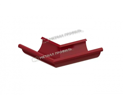Угол желоба наружный Металл Профиль Foramina PUR D150 RAL 3005 Красное вино