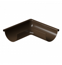 Угол желоба внешний 90⁰ Docke STAL PREMIUM 125/90 Каштан RAL 8017