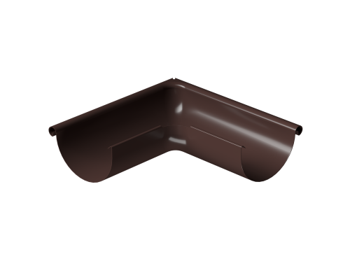 Угол желоба внешний 90⁰ Docke STAL PREMIUM 125/90 Шоколад RAL 8019