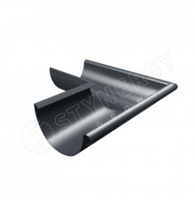 Угол желоба внешний 90° Stynergy 125/90 мм. RAL 7024 Серый графит
