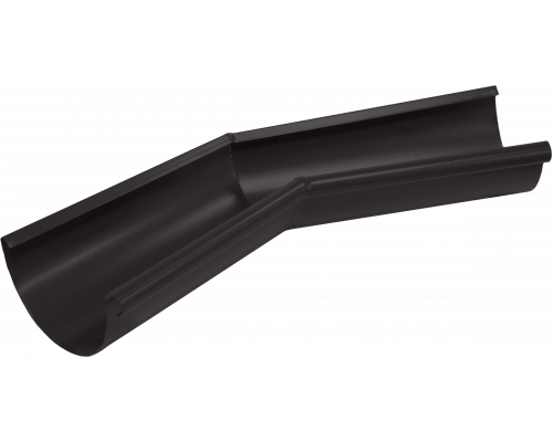 Угол желоба внутренний 135° Grand Line 125/90 мм. Matte PU RR 32 Темно-коричневый