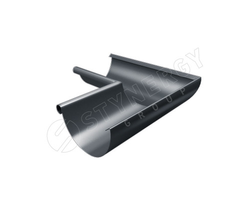 Угол желоба внутренний 90° Stynergy 125/90 мм. RAL 7024 Серый графит