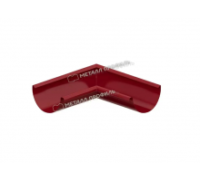 Угол желоба внутренний Металл Профиль Foramina PUR D125 RAL 3005 Красное вино