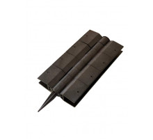 Уголок для грядки из ДПК пластиковый Ecodecking Некст 60 x 40 x 300 мм. Черный