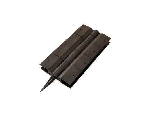 Уголок для грядки из ДПК пластиковый Ecodecking Некст 60 x 40 x 300 мм. Черный