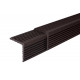 Уголок ДПК для доски Darvolex, Ecodeck, Deckron 35 x 70 x 4000 мм. Коричневый