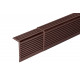Уголок ДПК для доски Darvolex, Ecodeck, Deckron 35 x 70 x 4000 мм. Коричневый