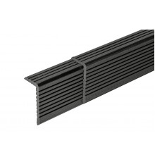 Уголок ДПК для доски Darvolex, Ecodeck, Deckron 35 x 70 x 4000 мм. Серый