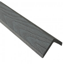 Уголок EasyDecking Вуд-Икс 45 х 45 х 3010 мм. Серый Микс