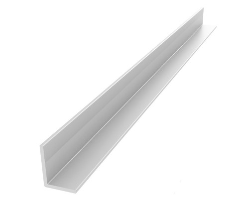 Уголок PL 19 x 24 мм. A903 Ст01 белый стальной L=3 м. Албес 0312-28185
