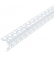 Уголок PL 25 x 25 мм. перфорированный L=3 м. ПВХ PRIM Албес 6880-341578