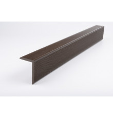 Уголок торцевой из ДПК Ecodecking Классик 60 х 40 х 3000 мм. Шоколад