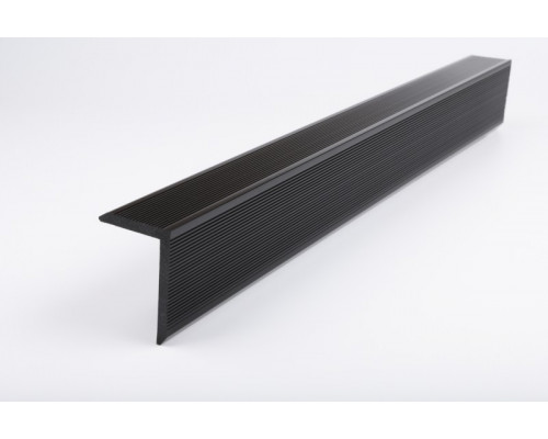 Уголок торцевой из ДПК Ecodecking Титан 60 х 40 х 3000 мм. Антрацит