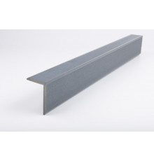 Уголок торцевой из ДПК Ecodecking Титан 60 х 40 х 3000 мм. Серый
