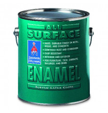 Универсальная антикорозийная эмаль на алкидно основе Шервин Уильямс / Sherwin Williams All Surface Enamel Alkyd Satin матовая 0,950л.