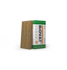 Утеплитель базальтовый BIOVAT Вент 1000 х 600 х 100 мм. 90 кг/м3 (2,4м2 / 0,24м3) 4 плит