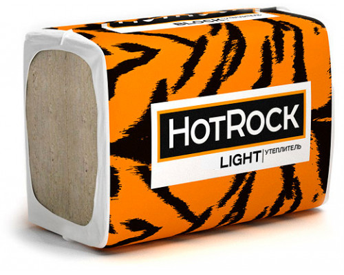 Утеплитель базальтовый HotRock Light 1200 х 600 х 100 мм. 35 кг/м3 (2,88 м2 / 0,288 м3) 4 плит